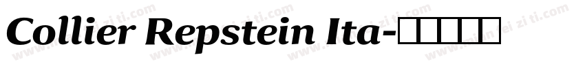 Collier Repstein Ita字体转换
